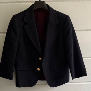 Talbots Kids Navy Blazer with Gold Buttons